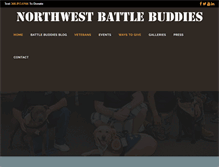 Tablet Screenshot of northwestbattlebuddies.org